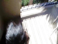 Shy Asian Teen Outdoor Fuck In Balcony