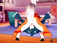 Digimon Cartoon - Exveemon & Naru Hard Sex 2/2