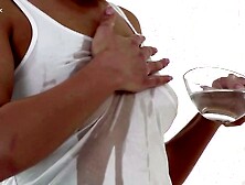 SCorching Hot Blonde Bombshell Slathers on naughty Oil To Get DOWN DIRTY With Her Hunky Massage Gorgeous Massage Therapist!