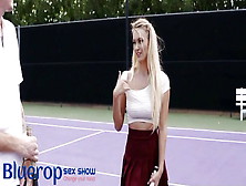 Outdoor Sport Girl Fucking With A Man Bluerop