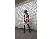 Shigure Japanese Cosplay Public Masturbation