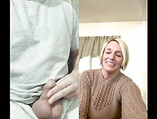 42Yr Old Milf Sees Ballbusting For The First Time