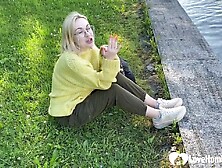 Lovehomeporn - Blonde In The Park Wanted Fresh Cock