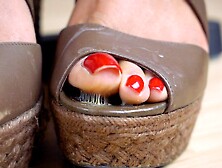 Perv Series three - Secretly Watching Sperm Loader Returns!! Drops 2nd Large Nut in Cummy Work Wedges(OF@TheFrostKing)