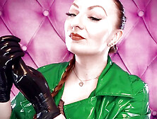 Fetish ASMR with Arya Grander in nitrile gloves and lube featuring soothing POV sounds