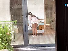 Stranger Spying on Me and Jerking Off! Aroused Neighbor Fuck Me Hard and Make...