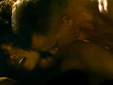 Halle Berry and Rachel Hilson in sex scenes