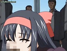 Hentai slut sucks while is screwed