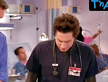 Sarah Chalke Breasts Scene In Scrubs