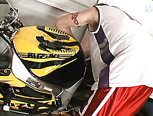 Hot teen fucks with the nerd for better grades