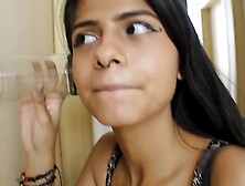 I SURPRISE MY step BROTHER-IN-LAW MASTURBATING AND I GET SO HORNY THAT I END UP RIDING HIS COCK AND SWALLOWING HIS MILK.