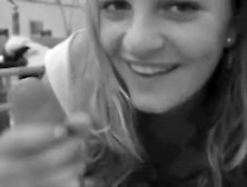 Cute Girlfriend doing great blowing and swallow