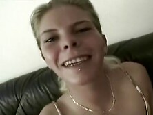 Gorgeous Young Blond Blows Ugly Fatty