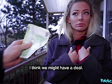 Desperate MILF in Need of Cash - Blonde Ozzie Fucks To Save The Bush - Isabelle Deltore