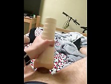 Soldier Fucks Fleshlight Instead Of Working Out In The Morning