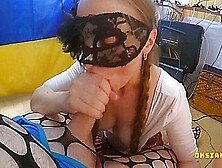 A Sweet Kiss After A Deep Blow Job. Long Braids Big Tits Tits Fuck