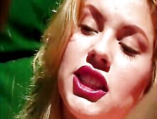 Blonde Chick Crams Boner Down Throat And Cunt