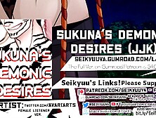 [erotic audio JUJUTSU KAISEN] SUKUNA'S DEMONIC PENIS! Art: @AvariArts