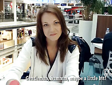 Angella Christin And Angella Black - From Mall To Blowjob
