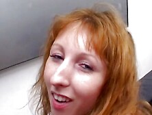 Horny German lady gets her pussy dildoed and pounded in POV