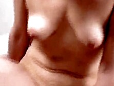 A tiny dick loser is licking her pussy before getting his blowjob