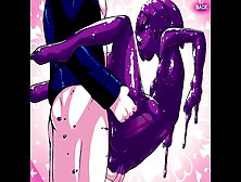 Slime Hentai Monster Girl Purple Skin Color Edit ❤️