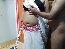 Savita,  Indian Aunty In Saree,  With Massive Assets,  Takes Rough Pounding From Stranger Two Days Straight - Wild Indian Anal Orgy