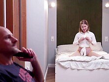 Leggy girl surrenders her wet pussy to a dominant male