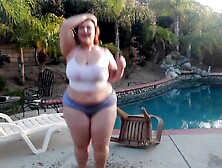 Kayla Paolini and Friend Wet T-shirt