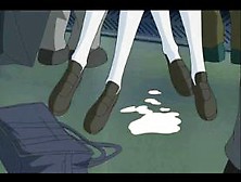 Hentai cutie gets ass smashed in the shower