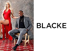 Hot blonde whitey Elsa Jean penetrated by a large black dick