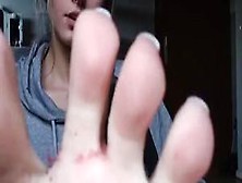 Blonde German Teen Soles