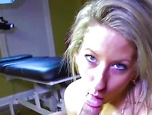 Skinny Tall Blonde Anya Loves To Deepthroat And Swallow Cum!