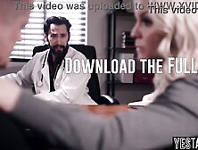 Aged lustful doctor rails large bazookas curvy mother I'd like to fuck hardcore in his office