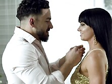 MILF gets licked and naked at once before receiving cock in muff