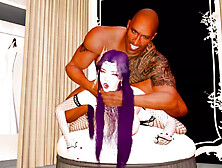 The Rock And Lady Trying On A Wedding Dress With Her Bf Two - Asian Cartoon Uncensored V326