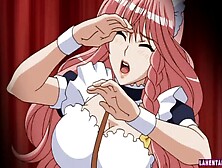 Big titted hentai maid gets fucked