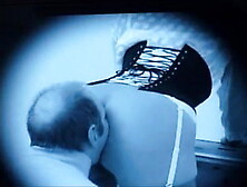 stooge sniffs the ass of her Mistress