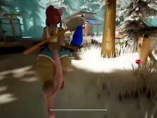 SURVIVING THE NIGHT AND GETTING FUCKED IN THE WOODS BY A FUTANARI! - The Haunted Acres