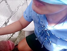 Nahuli ng guard - Pinay teeny student + foreman in construction site