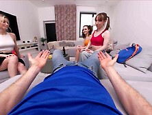 Bawdy Foursome with His Girlfriend's Russian Allies