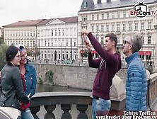 German Horny Girls Pick Up Guy In Public And Fuck Him Home