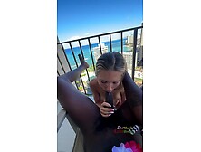 Getting banged on balcony in Hawaii