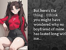 Rin Tohsaka feminizes u into her yielding sissy and trains u to take schlongs (joi cei)