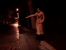 Awesome cam masturbation on taxi back seat