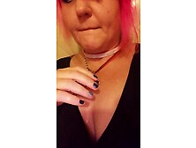 stupid fat pink haired milf slave girl