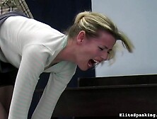 Naughty Students Girl Gets Punished By Geography Teacher