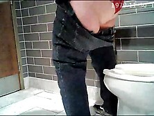 Fat Blond Caught Several Times Peeing