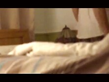 Busty amateur Milf sucks cock unaware she is making a requested sex vid