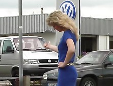 German Milf Takes A Ride